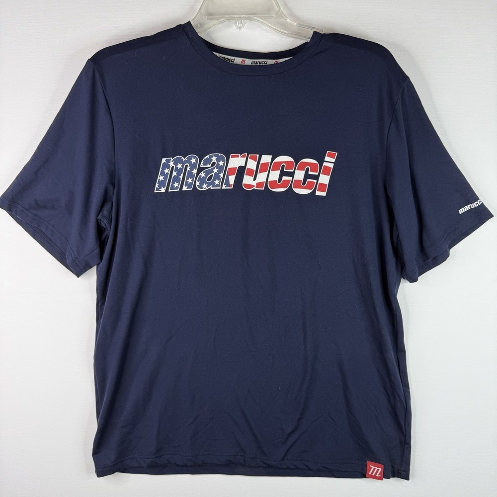 Marucci Soft Baseball Shirt Small Navy Blue